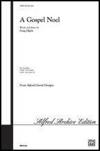 Gospel Noel SATB choral sheet music cover